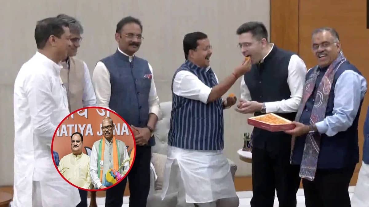 History on Loop? After Raghav Chadha’s Exit With 6 AAP MPs, Here's a Look at BJP’s Recent Power Mergers