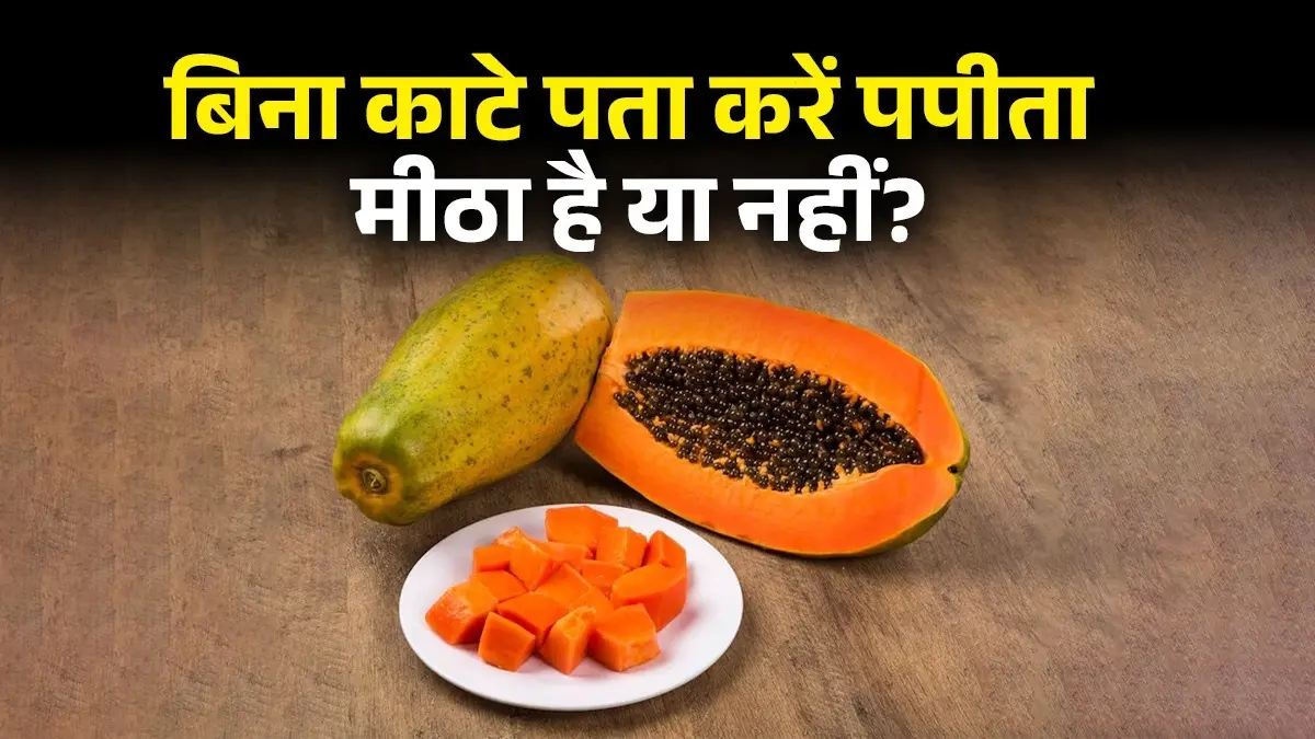 How to Identify Papaya: रंग देखकर पपीता खरीदने की गलती न करें! बिना काटे पता करें पपीता मीठा है या नहीं, बस अपनाएं ये 3 आसान तरीके How to Identify Papaya