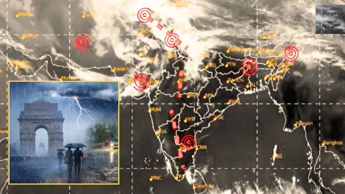 Weather: दिल्ली-NCR में बारिश और ओले गिरने का अलर्ट, IMD ने 9 राज्यों में आंधी-तूफान की चेतावनी जारी की; जानें आपके शहर में कैसा रहेगा मौसम IMD Weather Update Delhi weather tomorrow