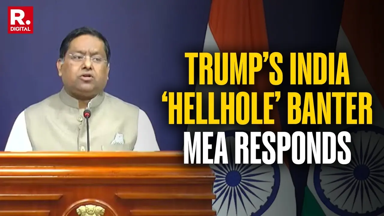 'In Poor Taste': India Reacts Sharply To Trump's 'Inappropriate' Hellhole Remark 'In Poor Taste': India Reacts Sharply To Trump's 'Inappropriate' Hellhole Remark