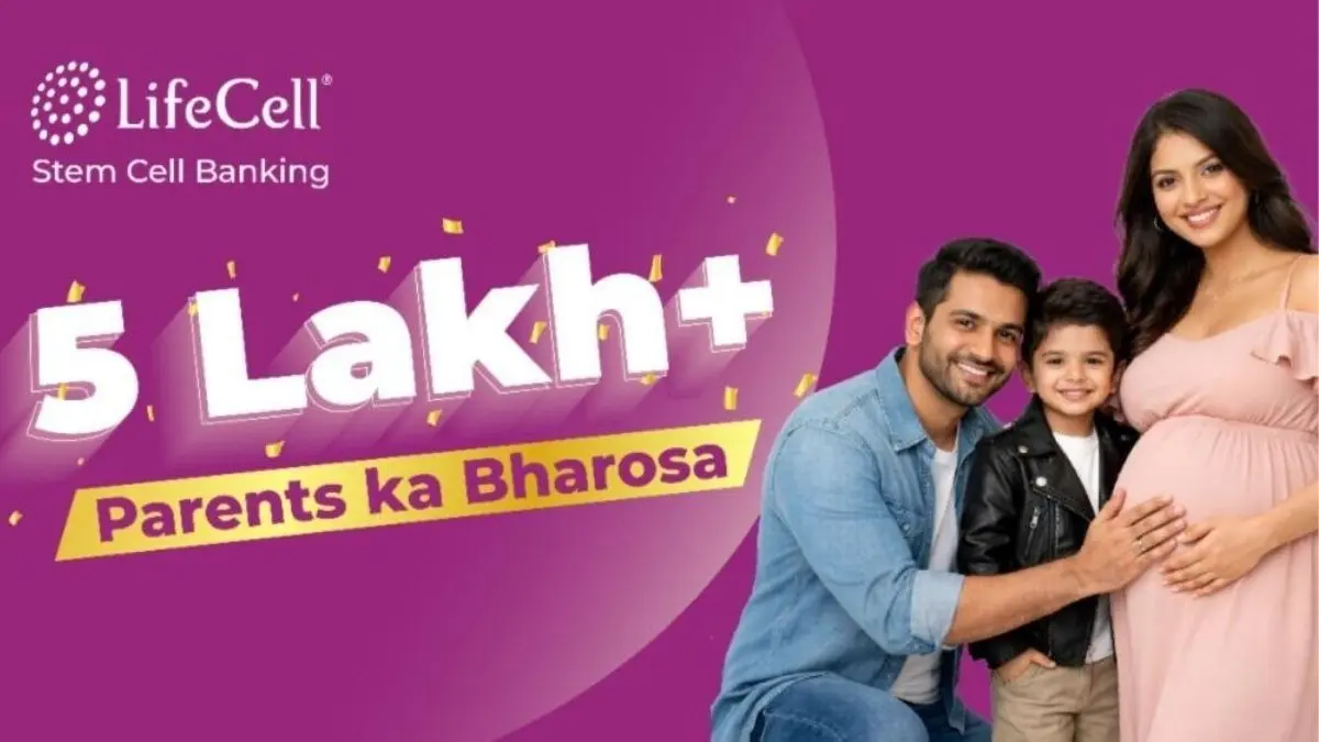 5 Lakh Families and Growing: LifeCell Strengthens India's Trust in Stem Cell Banking India's No. 1 Stem Cell Bank marks 5,00,000 enrollments - a milestone two decades in the making, built on science, trust, and a community that grows stronger with every family.