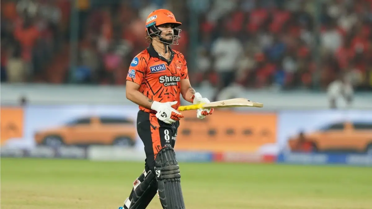 SRH’s Leadership Debate Intensifies As Ishan Kishan Impresses In Absence Of Pat Cummins: 'Having An Indian Captain Brings Consistency' Ishan Kishan during SRH vs DC clash in IPL 2026