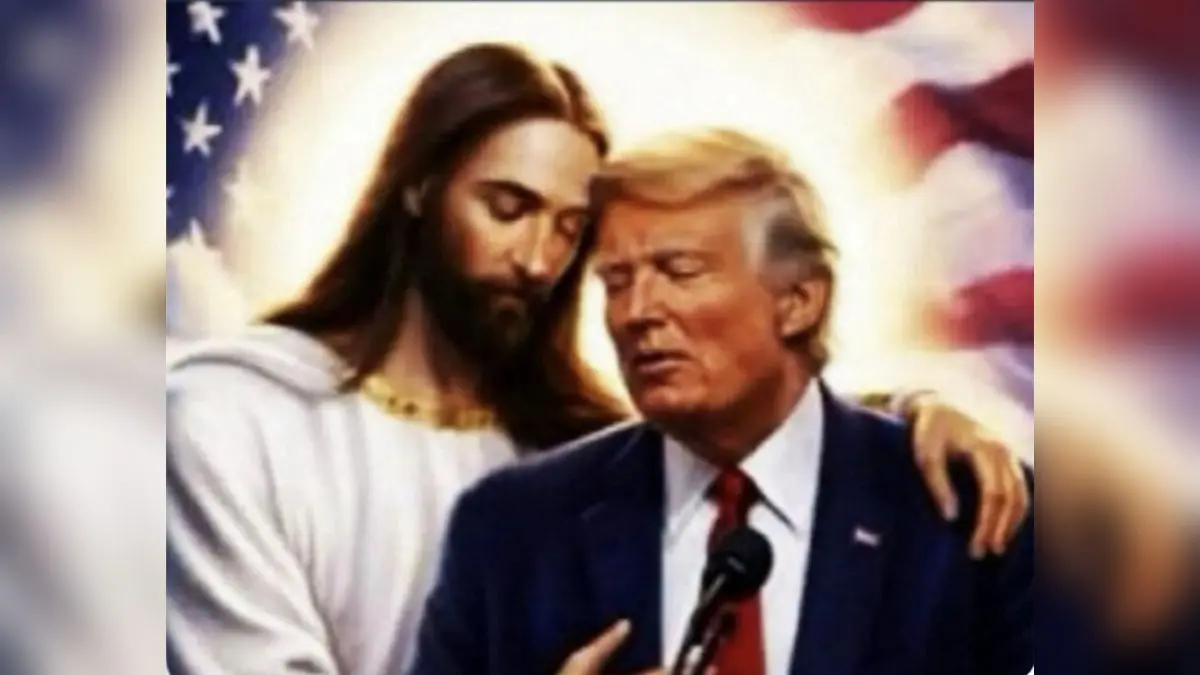 Jesus Christ Hugging Trump? US President Shares AI Pic Of Christian Saviour Days After Backlash Over Similar Post Jesus Christ Hugging Trump? US President Shares AI Pic Of Christian Saviour Days After Backlash Over Similar Post