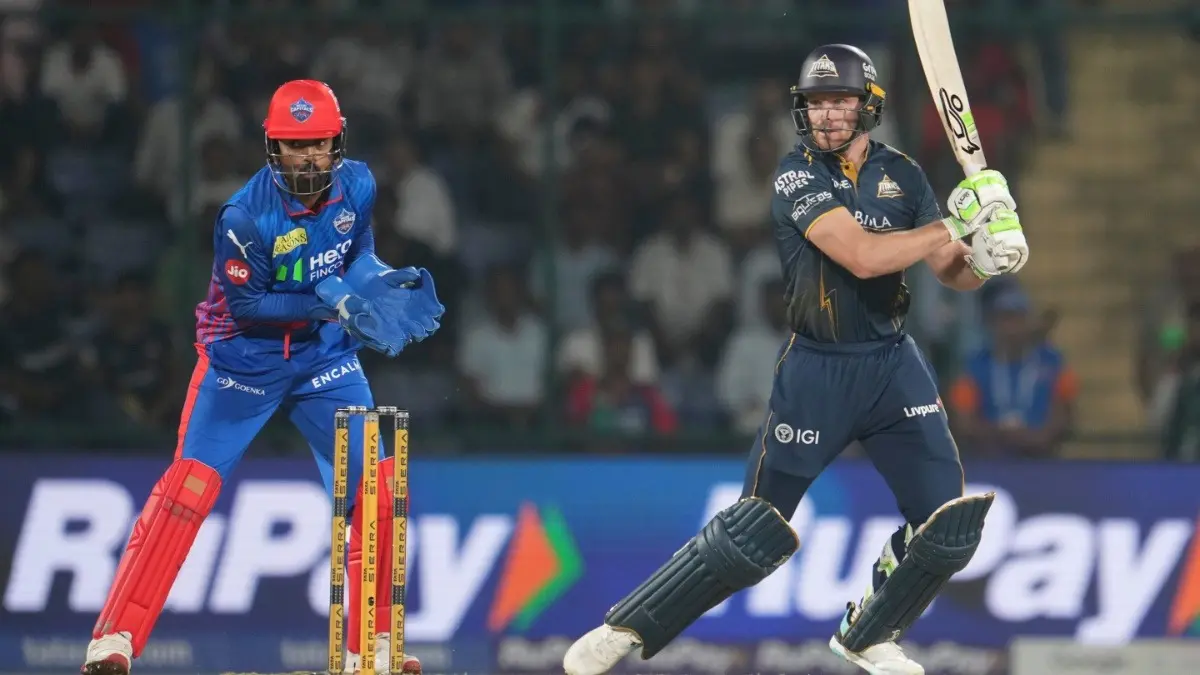 IPL 2026: Gujarat Titans Star Jos Buttler Joins Elite T20 List Six-Hitting Masterclass Against Delhi Capitals Jos Buttler in action against DC