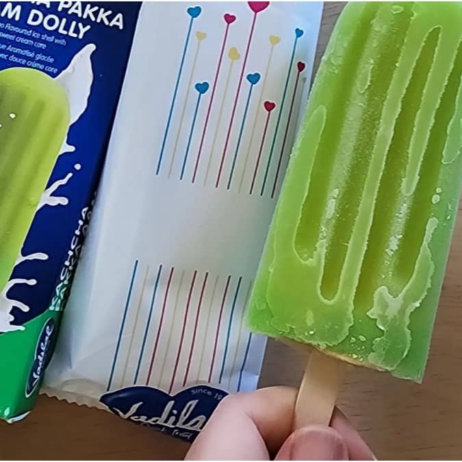 Kacha aam ice cream is refreshing during summers