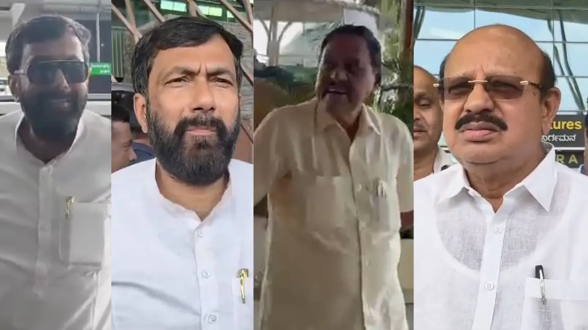 What's Cooking In Karnataka? Congress MLAs Head To Delhi For Ministerial Berths From High Command What's Cooking In Karnataka? Congress MLAs Head To Delhi For Ministerial Berths From High Command