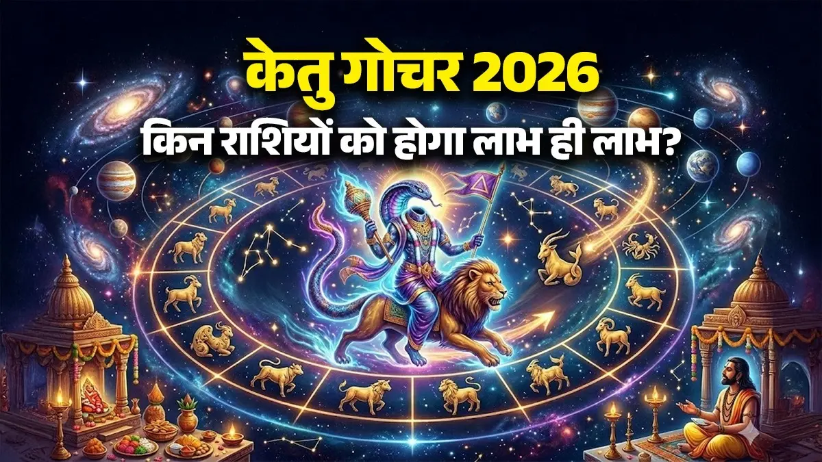 Ketu Gochar 2026: 20 अप्रैल से बदलेगी केतु की चाल, इन 3 राशियों की होगी ऐश-ही-ऐश; होगा धन लाभ ketu-gochar-2026- lucky zodiac signs date-magha-nakshatra-brings-money-success-vrishabh-kark-singh