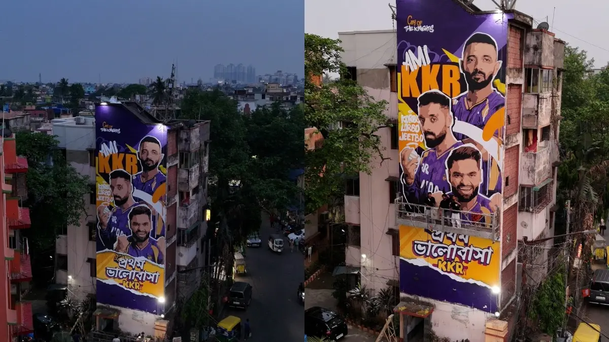 IPL 2026: KKR Unveil A Fan Mural At Rash Behari Avenue In South Kolkata KKR unveil mural in Kolkata