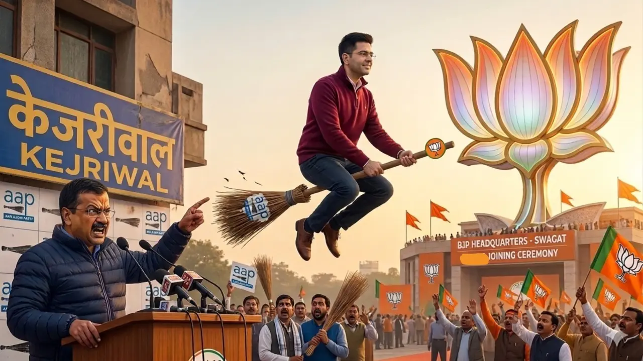 Kya Politician Banega Re Tu?: Memes Flood Social Media After Raghav Chadha Dumps AAP, Joins BJP With 6 MPs Kya Politician Banega Re Tu?: Memes Flood Social Media After Raghav Chadha Dumps AAP, Joins BJP With 6 MP