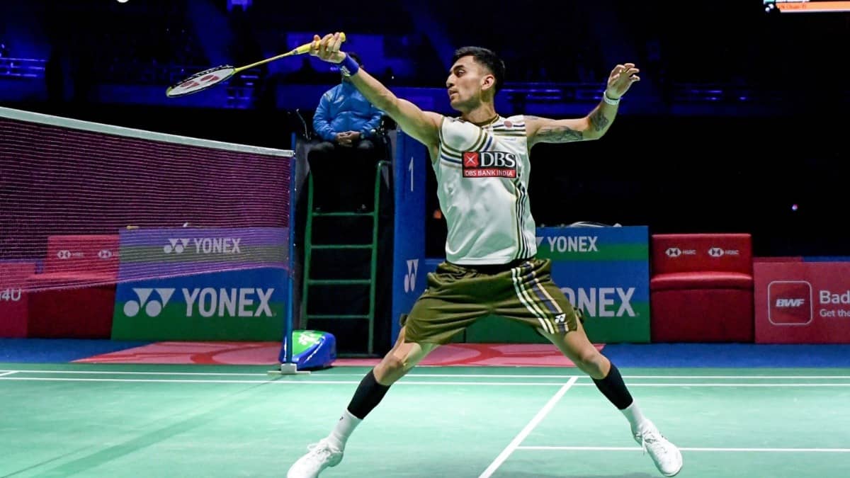 Lakshya Sen in action