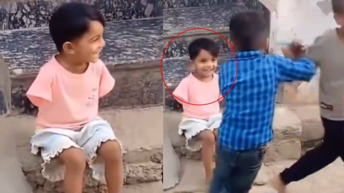 little-girl-born-without-hands-watching-children-play emotional moment viral-video