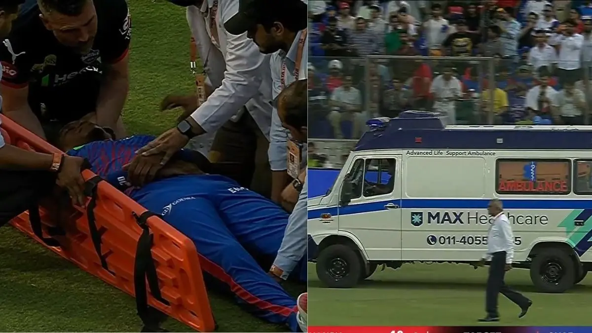 DC vs PBKS: बीच मैदान में Ambulance, दिल्ली का यह धाकड़ खिलाड़ी हुआ गंभीर घायल, अस्पताल के लिए रवाना Lungi Ngidi injury Ambulance called