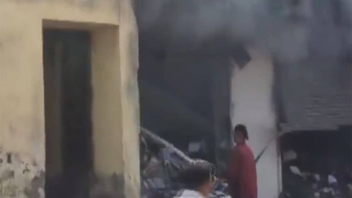 Madhya Pradesh: Massive Fire Breaks Out At Sales Tax Office In Khandwa