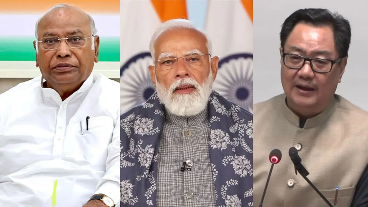 'कोई राजनीतिक दल इससे नीचे स्तर पर...', खड़गे की विवादित टिप्पणी पर बिफरे किरेन रिजिजू, BJP ने EC से की शिकायत; PM मोदी को कहा था 'आतंकी' Mallikarjun Kharge, PM Modi, Kiren Rijiju