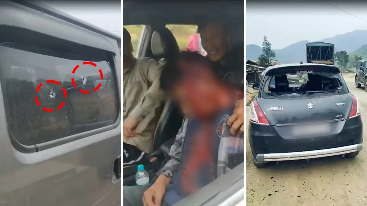 Manipur Tense Again: 1 Dead, Several Injured As Kuki Group Targeted Civilians In Ukhrul Manipur: 1 Dead, 5 Vehicles Damaged, Multiple Injured In Targeted Attack On Tangkhul Naga Civilians In Ukhrul District