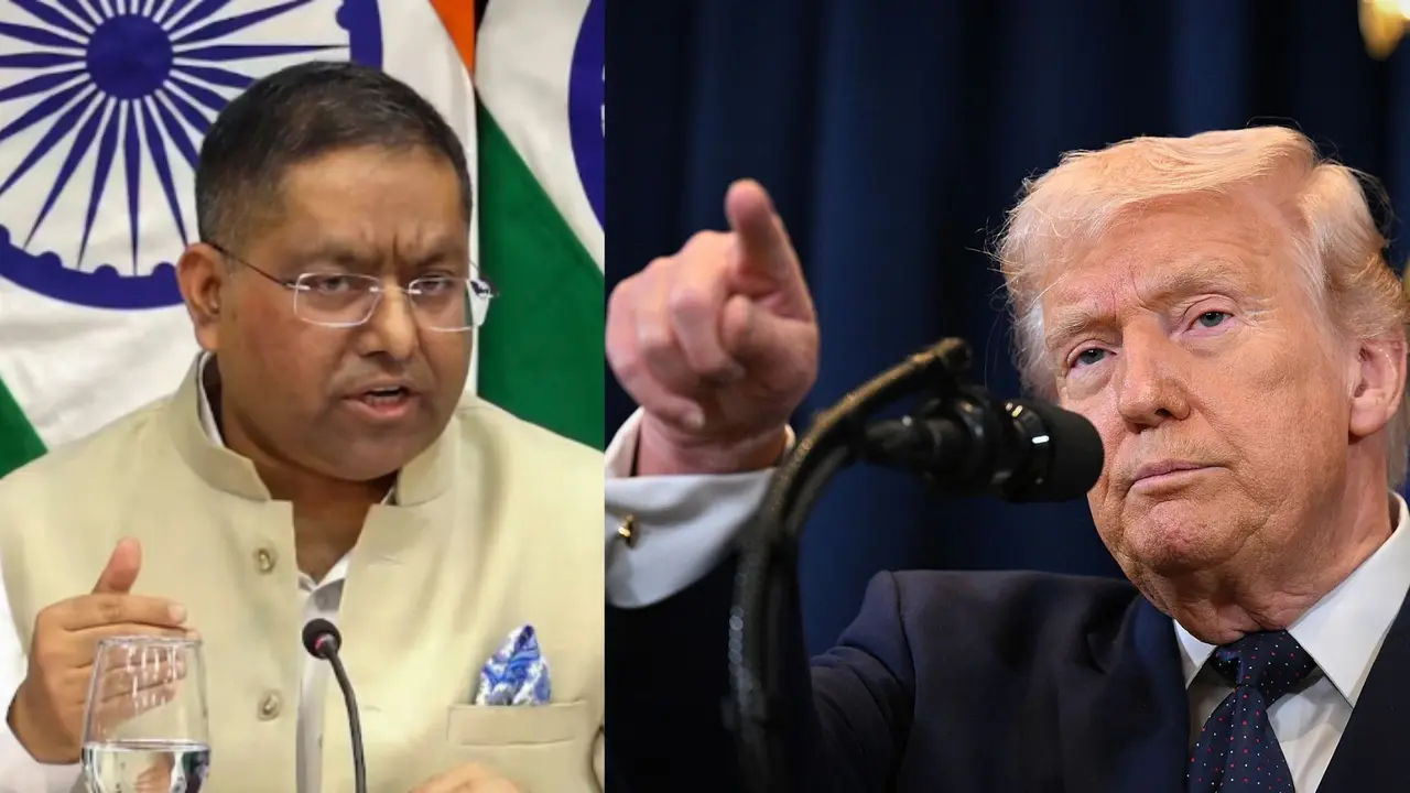 ‘बस इतना ही कहूंगा कि...’, डोनाल्ड ट्रंप की 'धरती पर नरक' वाले पोस्ट पर विदेश मंत्रालय ने क्या दिया जवाब MEA spokesperson randhir jaiswal reaction on Donald Trump hellhole comments for india and china