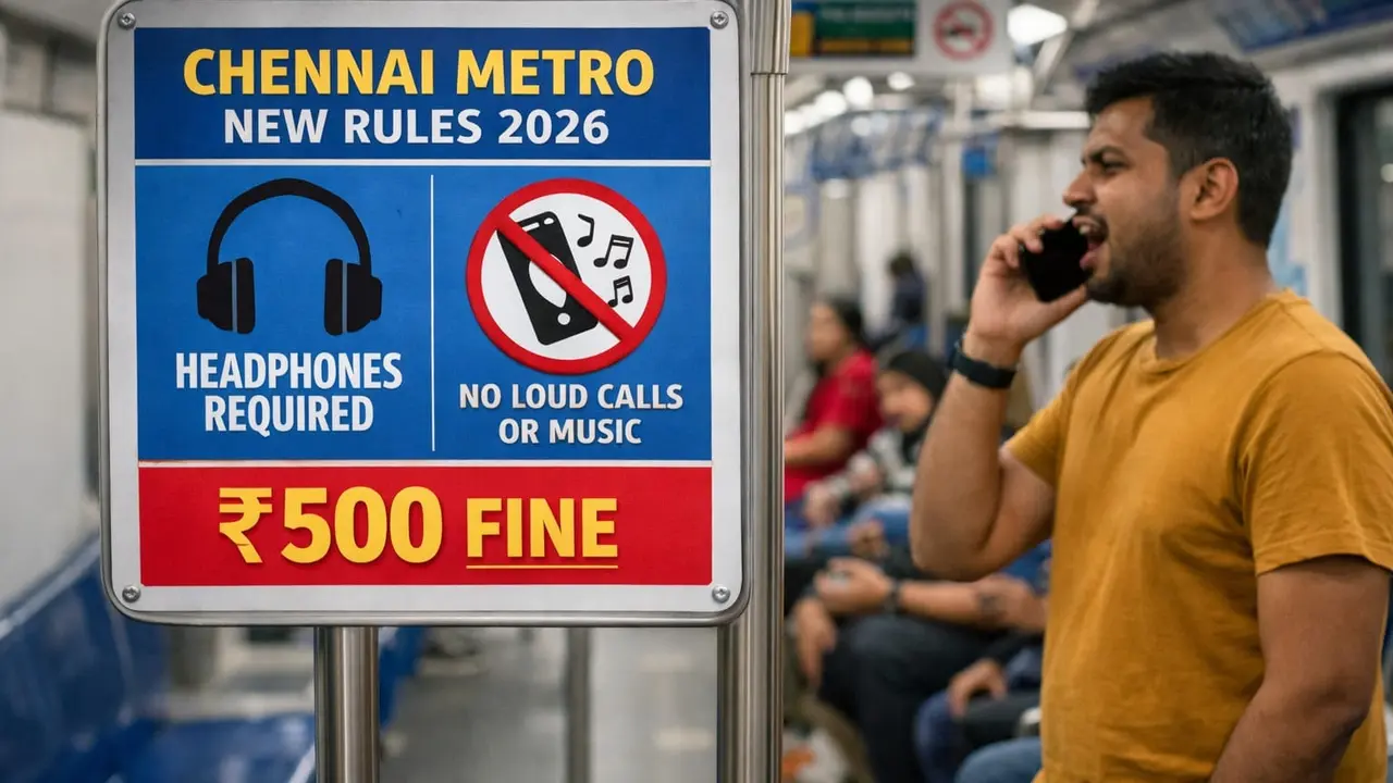 Metro New Rules 2026: No Headphones? Rs 500 Fine For Loud Calls, Music Inside Trains Explained Metro New Rules 2026: No Headphones? Rs 500 Fine For Loud Calls, Music Inside Trains Explained