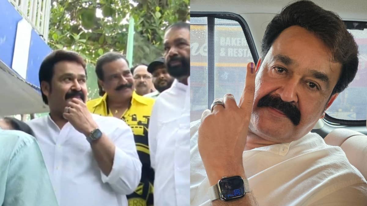 Kerala Election 2026: मलयालम सुपरस्टार मोहनलाल ने डाला वोट, लाइन में खड़े होकर किया अपनी बारी का इंतजार