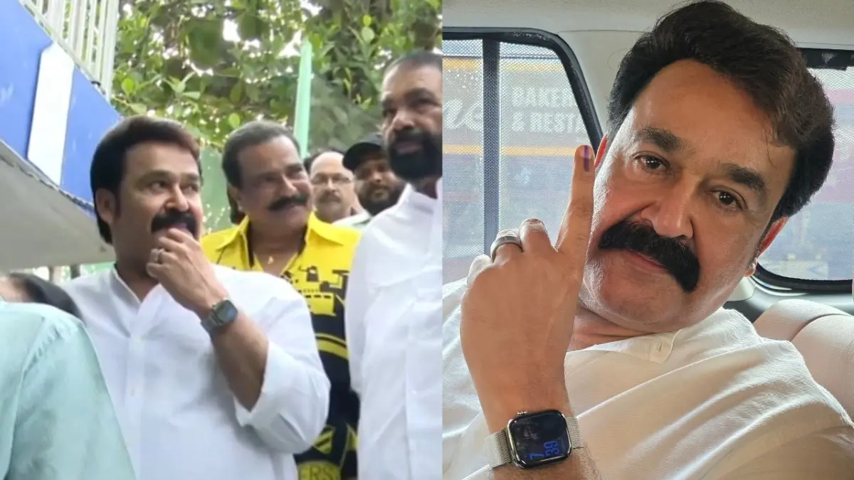 Kerala Election 2026: मलयालम सुपरस्टार मोहनलाल ने डाला वोट, लाइन में खड़े होकर किया अपनी बारी का इंतजार Mohanlal cast his vote