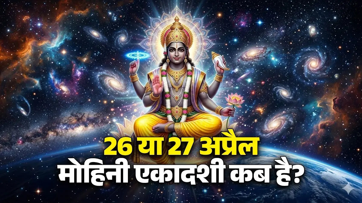 Mohini Ekadashi 2026 Date: 26 या 27 अप्रैल मोहिनी एकादशी कब है? जानें पूजा और पारण का शुभ मुहूर्त, विधि और महत्व Mohini Ekadashi 2026 Date