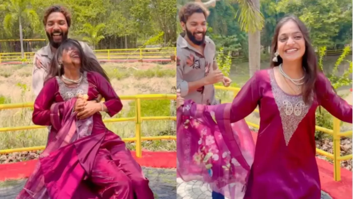 Monalisa Farman: लाल सूट और खुले बालों में मोनालिसा, पति फरमान की बाहों में अठखेलियां... विवादों को भूलकर कपल ने शेयर किया रोमांटिक पल; VIDEO Monalisa Farman