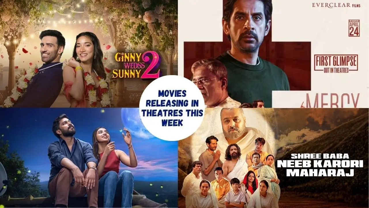 Movies Releasing In Theatres This Week: Ginny Wedss Sunny 2, Shree Baba Neeb Karori Maharaj, Mercy, Achappa's Album, And More To Watch Movies releasing in theatres this week