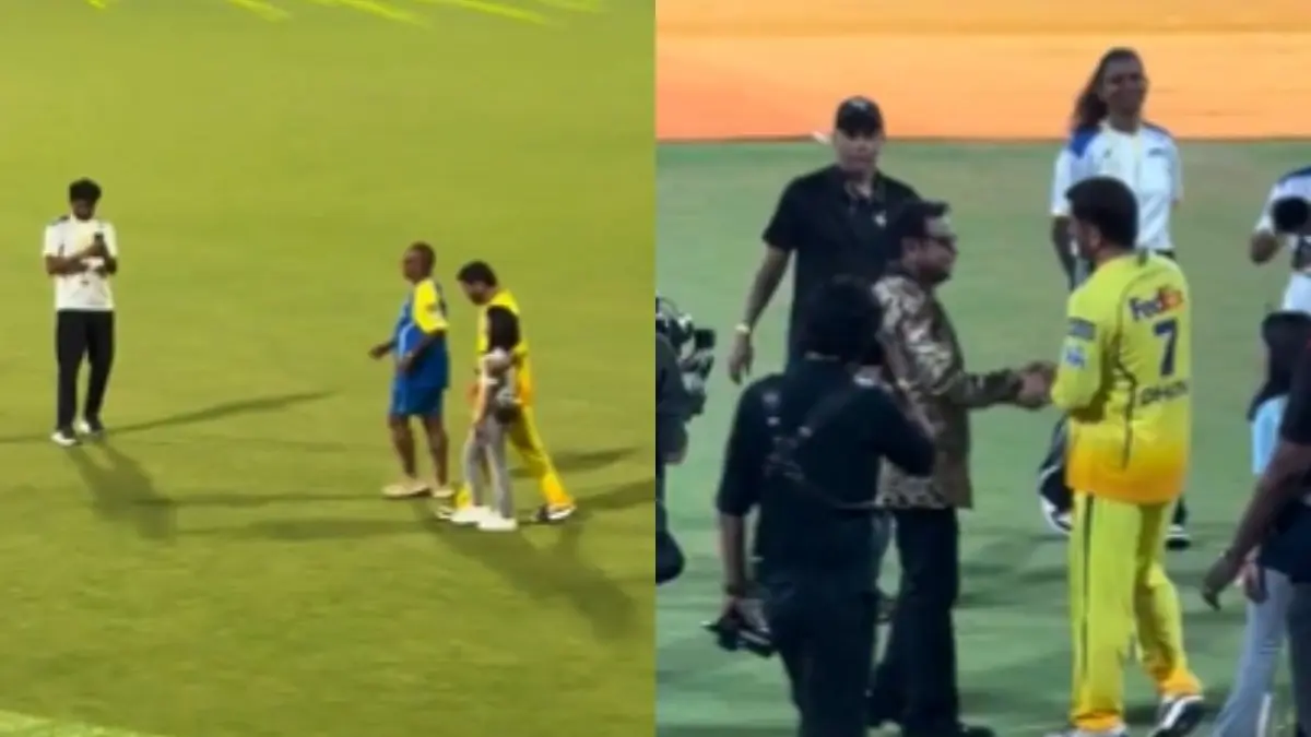 WATCH | MS Dhoni-Ziva Get Loudest Roar on Arrival at Chepauk After CSK Beat KKR; Video Goes VIRAL MS Dhoni, IPL 2026
