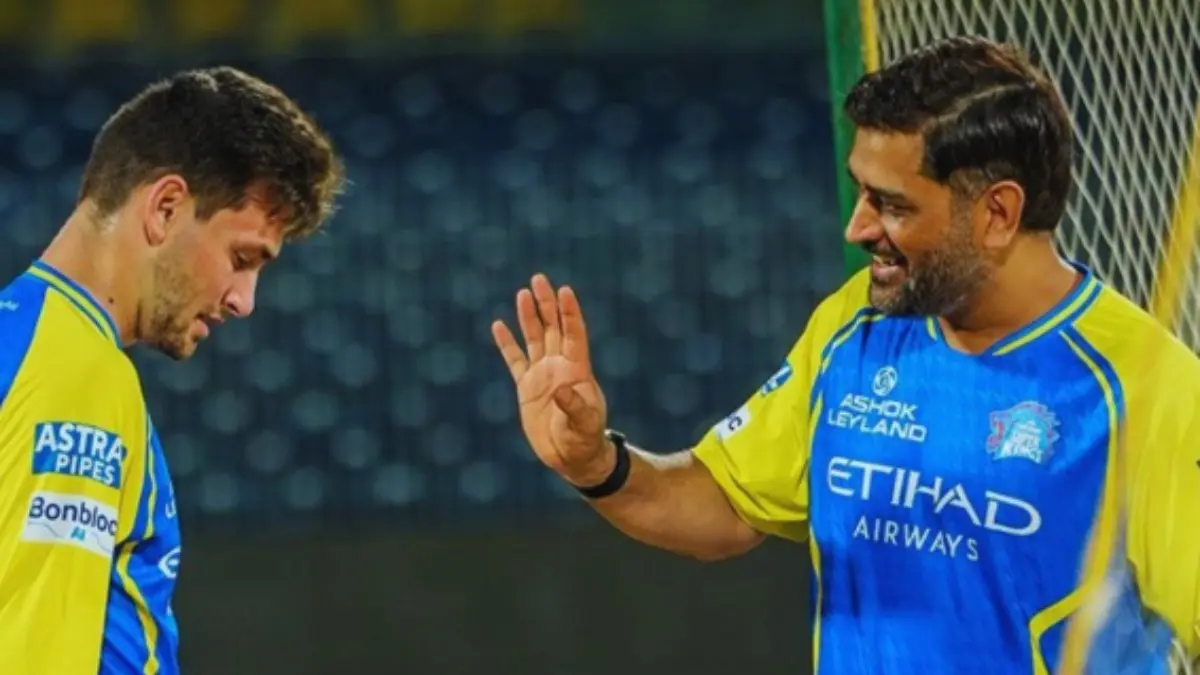 'MS Dhoni Had Long Chat With Noor Ahmed in...': CSK Coach's Big Reveal After IPL 2026 Win vs KKR MS Dhoni, Noor Ahmed