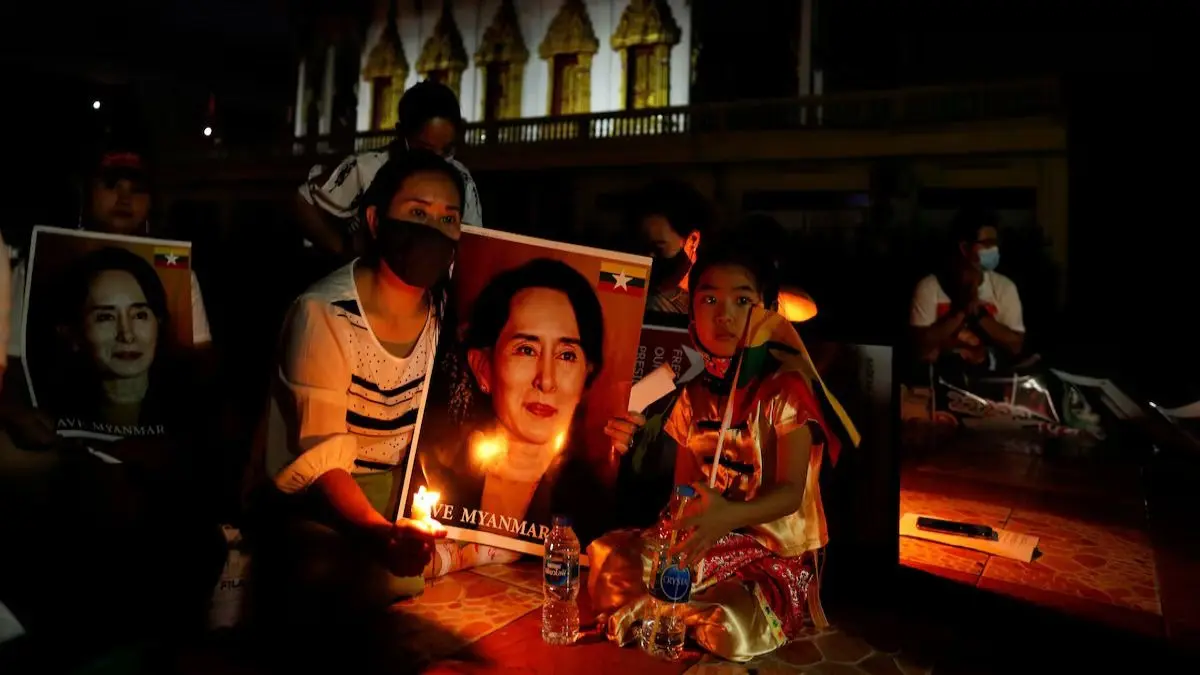 Myanmar Cuts Ex-Leader Aung San Suu Kyi's Sentence, Frees Former President Myanmar Cuts Ex-Leader Aung San Suu Kyi's Sentence, Frees Former President