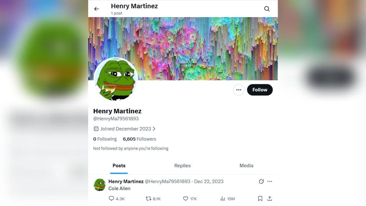 Mysterious X Account's 2023 'Cole Allen' Tweet Goes Viral, Sparks Conspiracy Theories After White House Gala Shooting