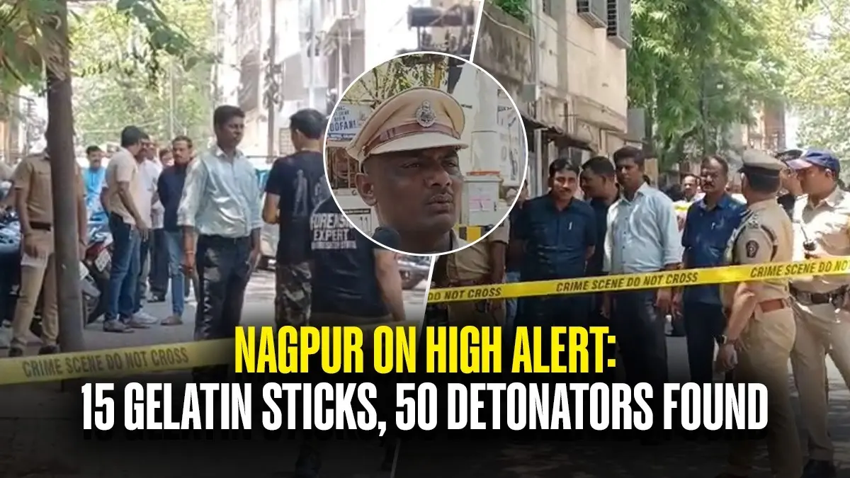 Nagpur Explosives Scare: Gelatin Sticks, 50+ Detonators Found Near RSS HQ, Probe Intensifies Over Possible Terror Link Nagpur Explosives Scare: Gelatin Sticks, 50+ Detonators Found Near RSS HQ, Probe Intensifies Over Possible Terror Link