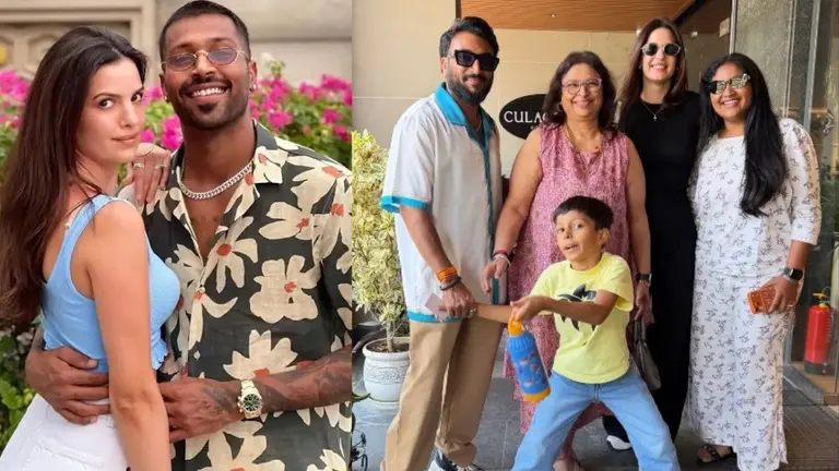 क्या फिर जुड़ रहे हैं दिल? Hardik Pandya के घर पहुंचीं नताशा, ex-सास के साथ तस्वीर देख फैंस हुए हैरान natasa-stankovic-visits-ex-husband-hardik-pandya-s-family-in-vadodara-shares-pic-with-his-mother-photos viral on social media