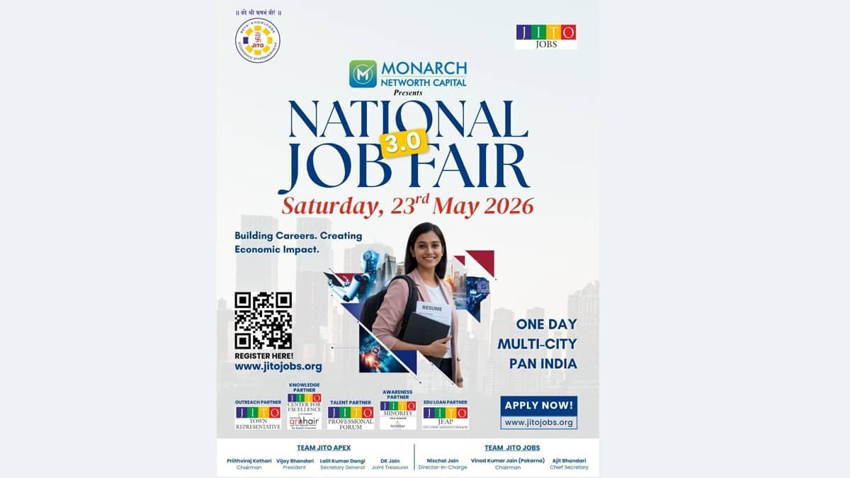 Nationwide Hiring Surge by JITO JOBS Opens Doors for 50,000 Job Seekers Across 108 Locations