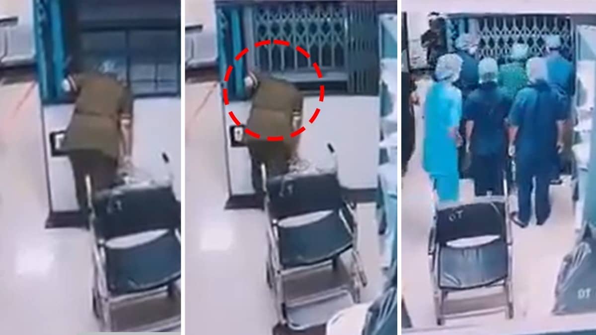 Negligence At GMCH? 50-Year-Old Staffer Crushed By Equipment Lift; CCTV Records Gruesome Tragedy
