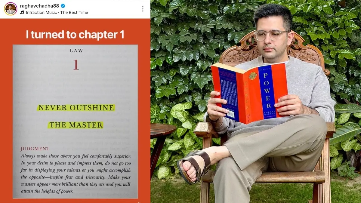 ‘Never Outshine The Master…’: What Does Raghav Chadha’s Latest Insta Post Hint At ‘Never Outshine The Master…’: What Does Raghav Chadha’s Latest Insta Post Hint At