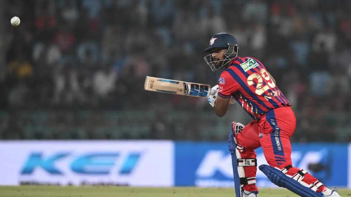 LSG Faces Heat For Sending Nicholas Pooran During Super-Over Against KKR In IPL 2026: 'What You Were Thinking?' Nicholas Pooran in action