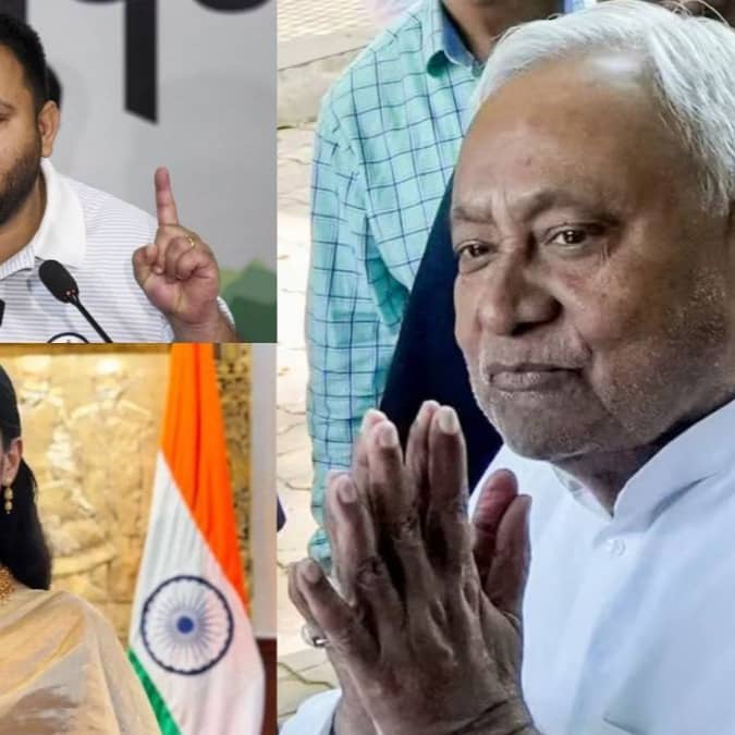 Nitish Kumar Rajya Sabha Oath  ,Tejashwi Yadav , Maithili Thakur