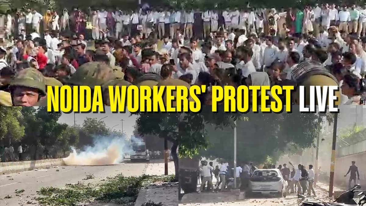 Noida Workers' Protest LIVE: Salary Hike Protest Turns Violent, Protesters Block NH-9 Delhi-Meerut Expressway 