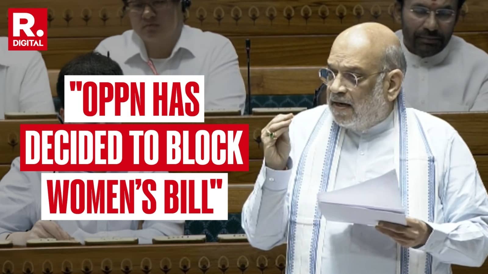 Parliament Special Session LIVE: Uproar In Lok Sabha As Opposition interrupts Amit Shah's Speech