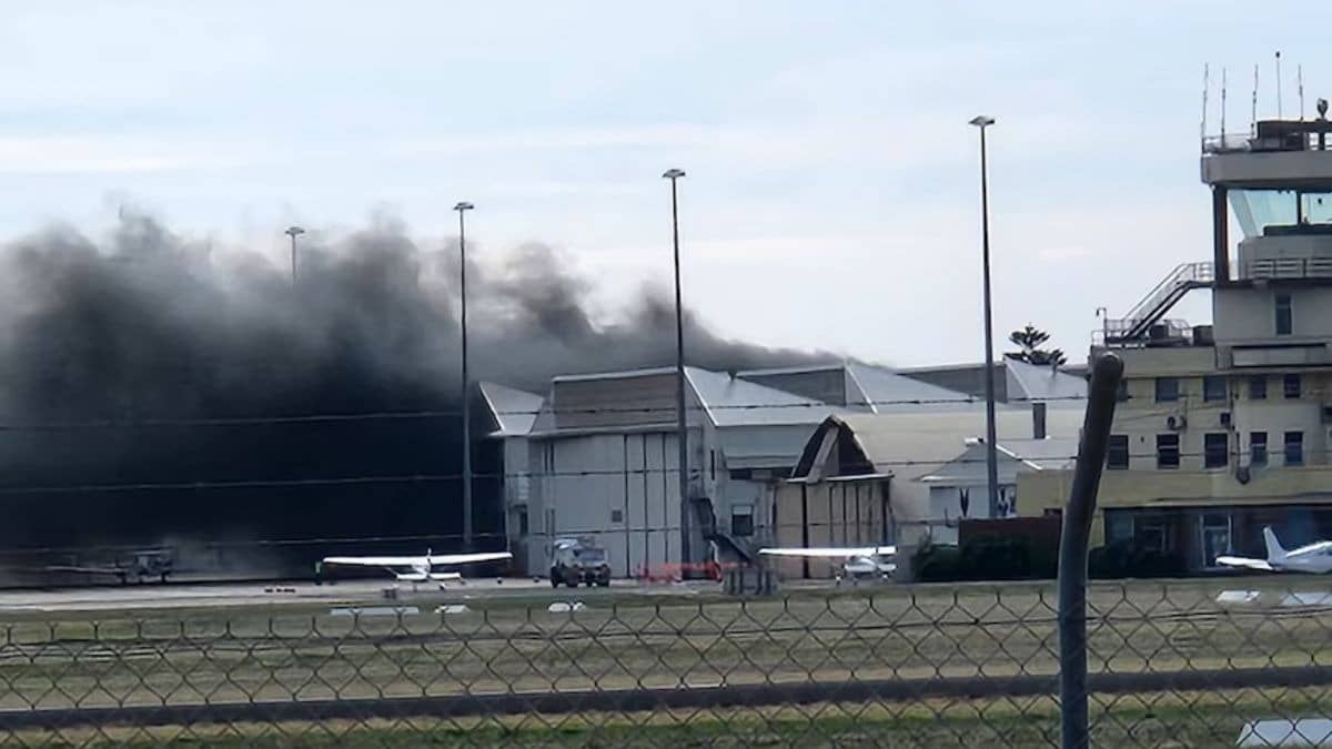 Plane Crashes Into Hangar at South Australia’s Parafield Airport 