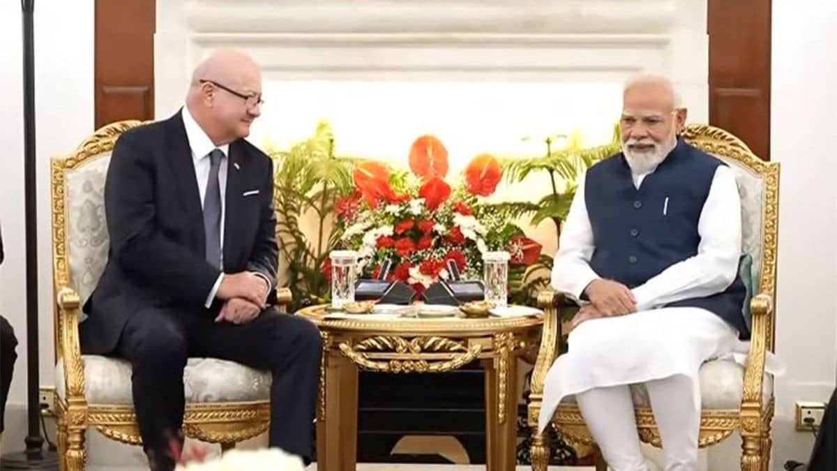 PM Modi Holds Bilateral Talks With Austrian Federal Chancellor Stocker At Hyderabad House