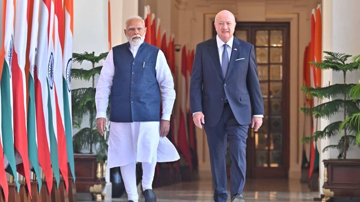PM Modi Holds Bilateral Talks With Austrian Federal Chancellor Stocker At Hyderabad House