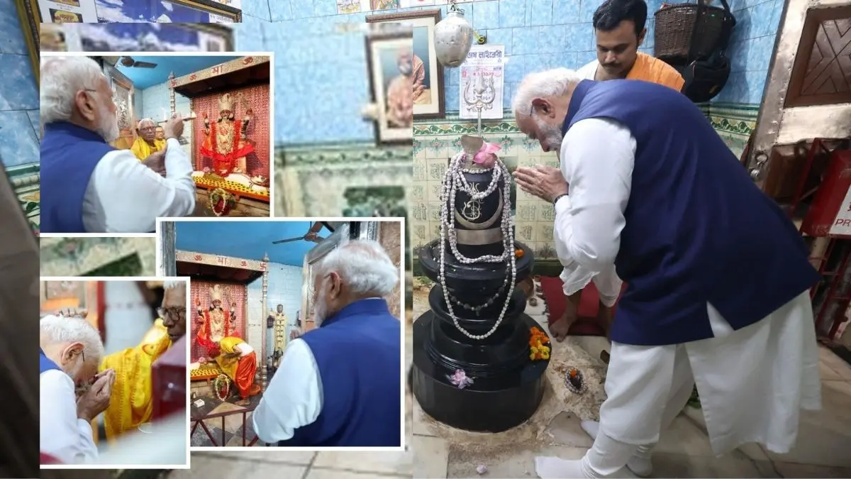 PM Modi Visits Thanthania Kalibari: कोलकाता के थंथनिया कालीबाड़ी में पीएम मोदी ने टेका माथा, यहां मां को चढ़ता है 'मांसाहारी' भोग; जानें क्यों खास है यह सिद्धपीठ PM Modi Visits Thanthania Kalibari