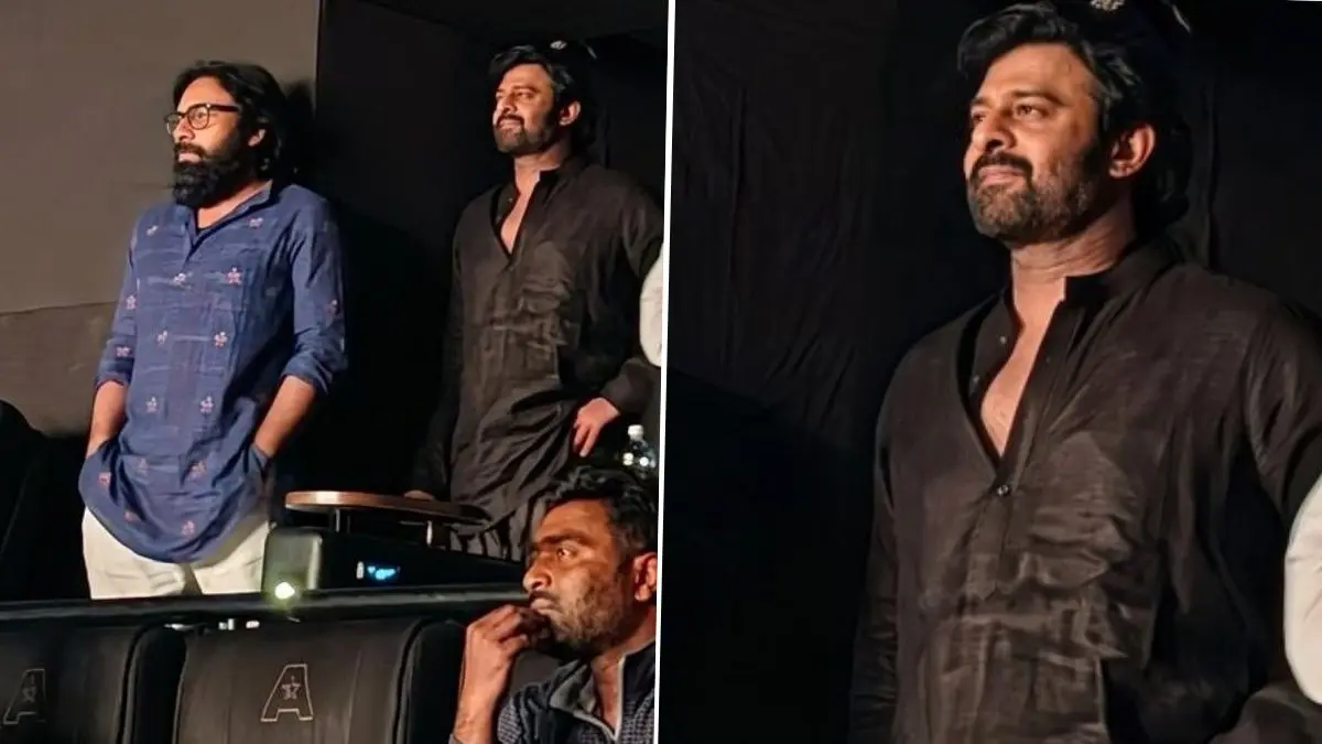 Prabhas Should Learn From Ranveer Singh: Netizens Joke After Actor Watches Dhurandhar The Revenge With Spirit Director Sandeep Reddy Vanga Prabhas and Sandeep Reddy Vanga watch Dhurandhar 2