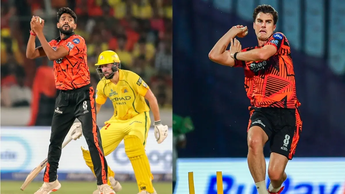 SRH Young Gun Praful Hinge Shares Dream First Chat With Idol Pat Cummins: 'I Was Very Happy' Praful Hinge and Pat Cummins