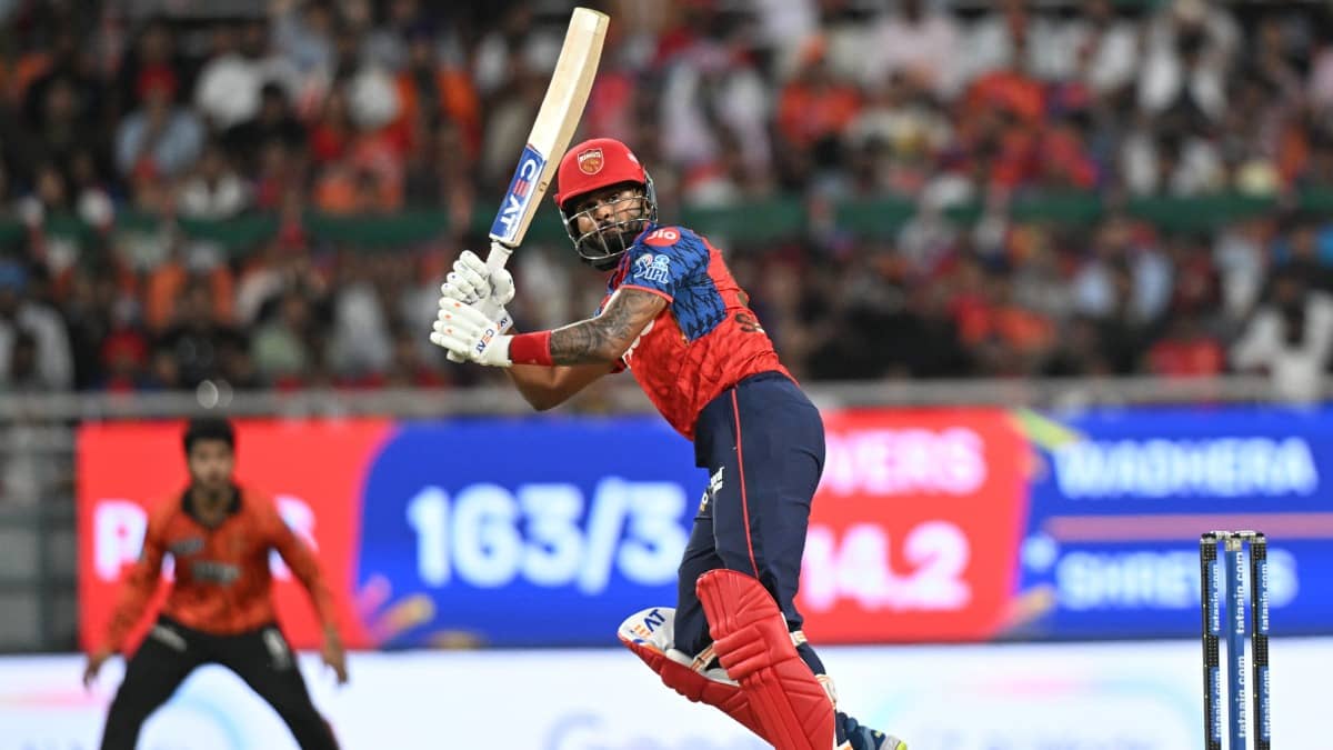 Punjab Kings captain Shreyas Iyer in action