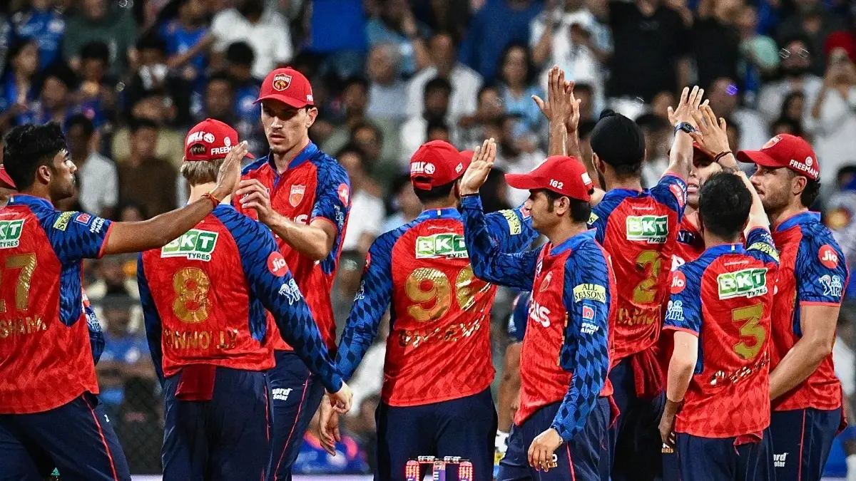 Ricky Ponting Reveals Punjab Kings' WInning Playbook After Thrashing Mumbai Indians In IPL 2026 Punjab Kings players celebrate a wicket