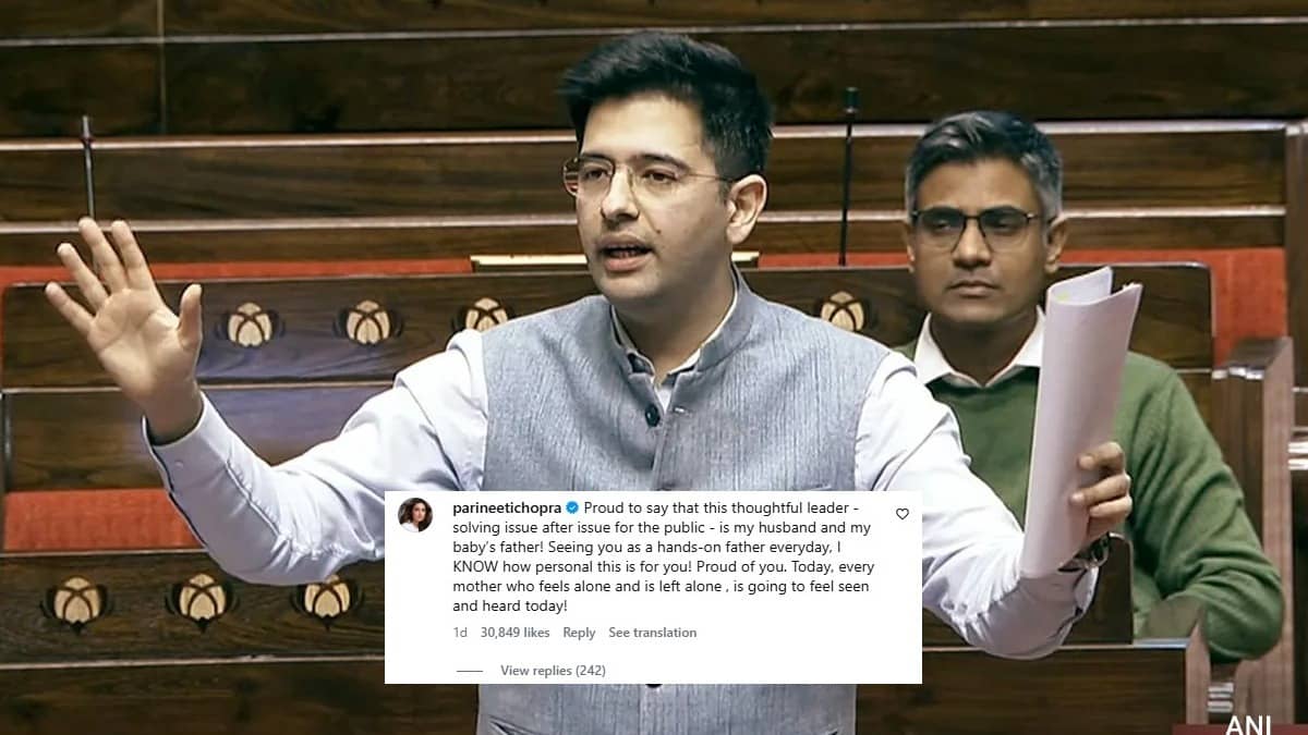 Raghav called for legality of paternity leave in the Parliament