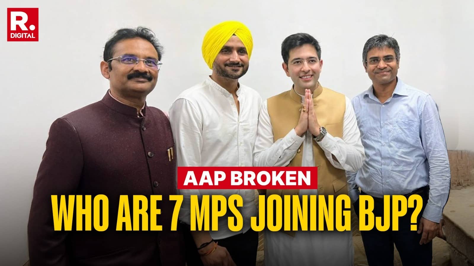 Raghav Chadha, Ashok Mittal...Who Are The 7 MPs Who Dumped AAP For BJP?