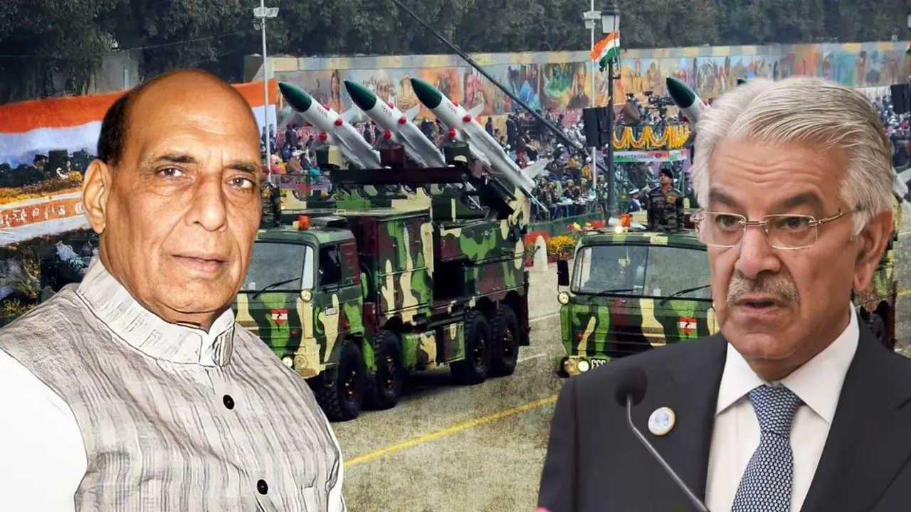 'ईरान युद्ध के बीच पाकिस्तान 'कुछ भी' कर सकता है', राजनाथ सिंह ने किया सतर्क तो ख्वाजा आसिफ को लगी मिर्ची; Pahalgam Anniversary से पहले दी धमकी Rajnath-Khwaja